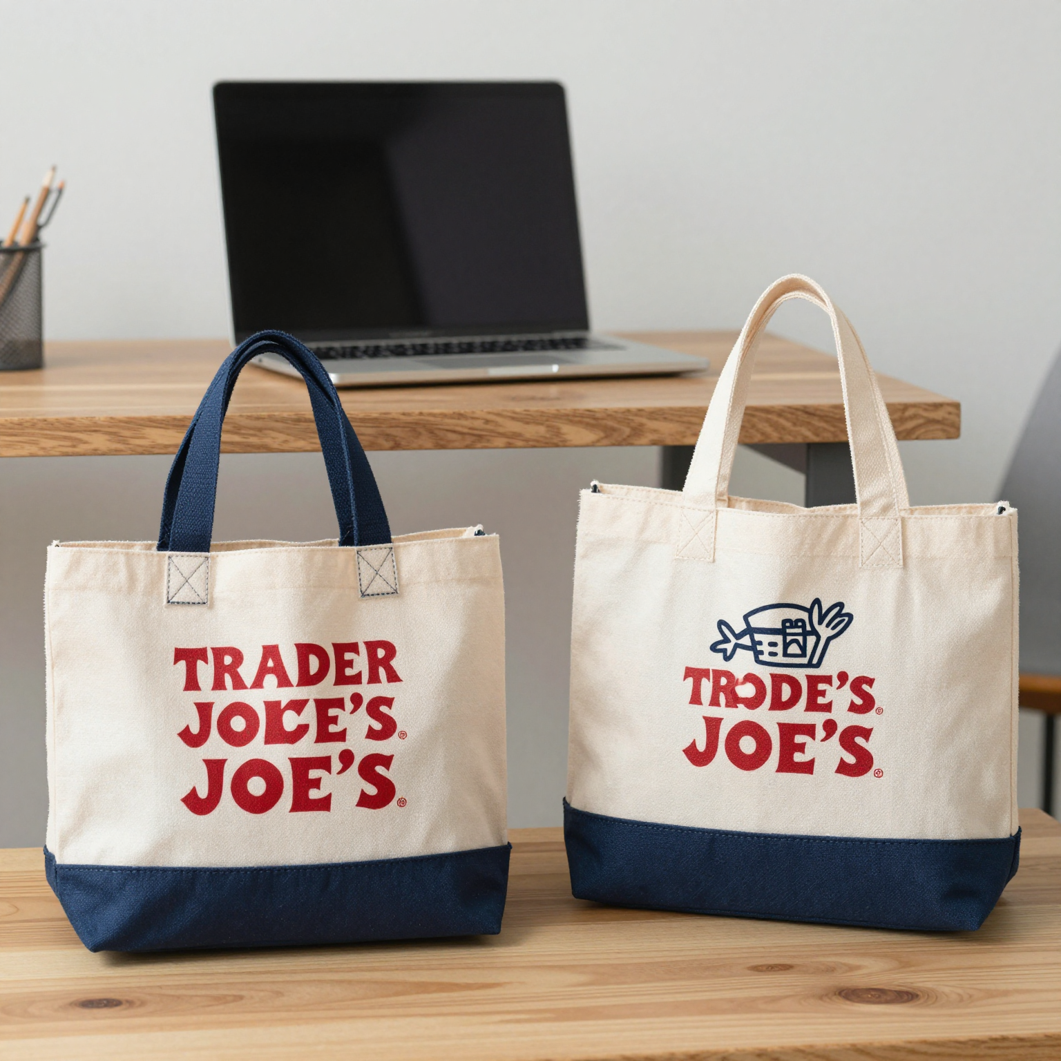 Trader Joe's mini tote bags