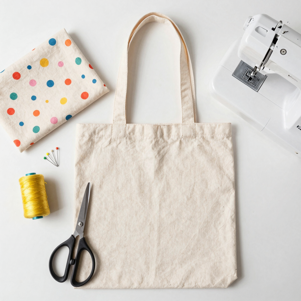 Materials needed for tote bag