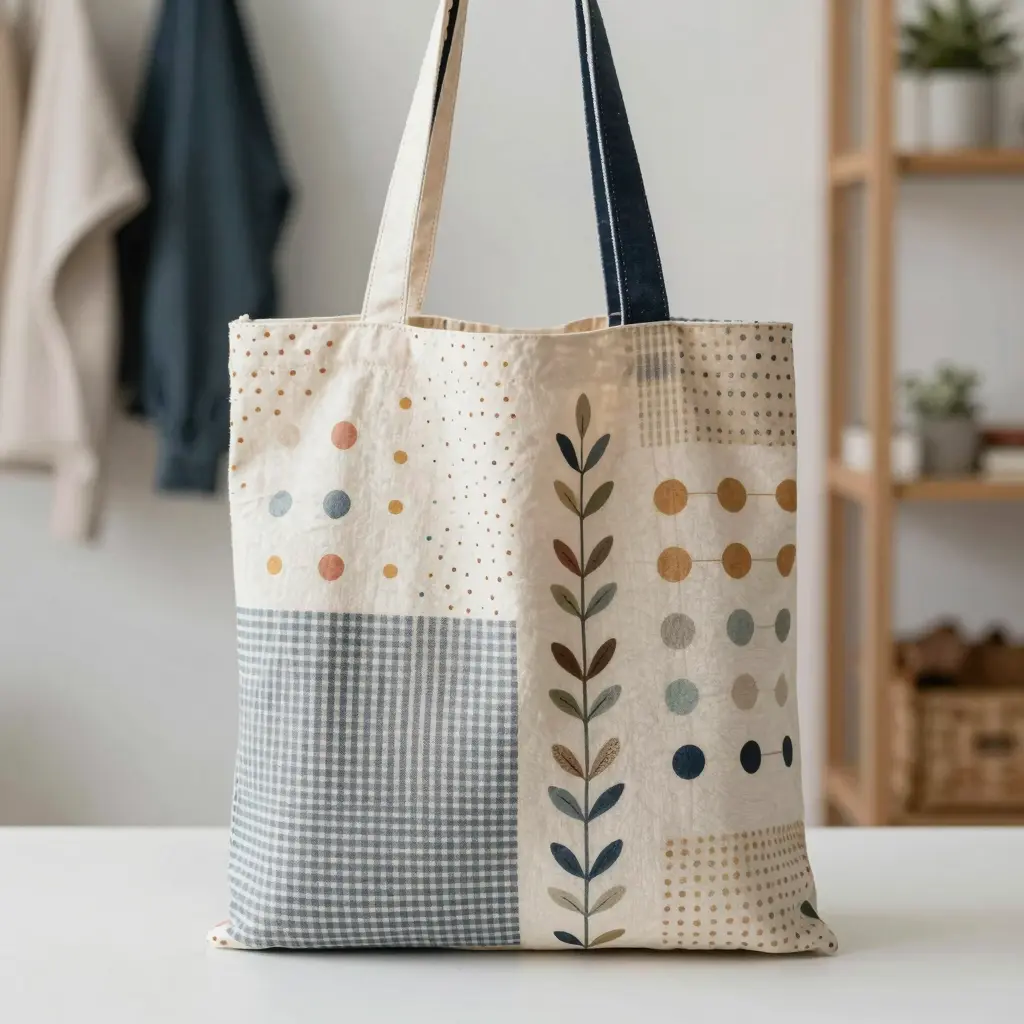 Finished Reversible Tote Bag